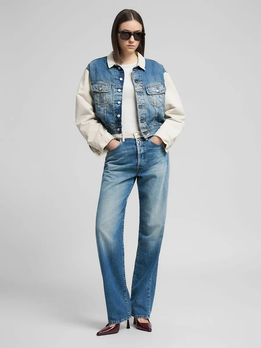 ג׳ינס סטרייט מותן גבוהה – תמונה 4