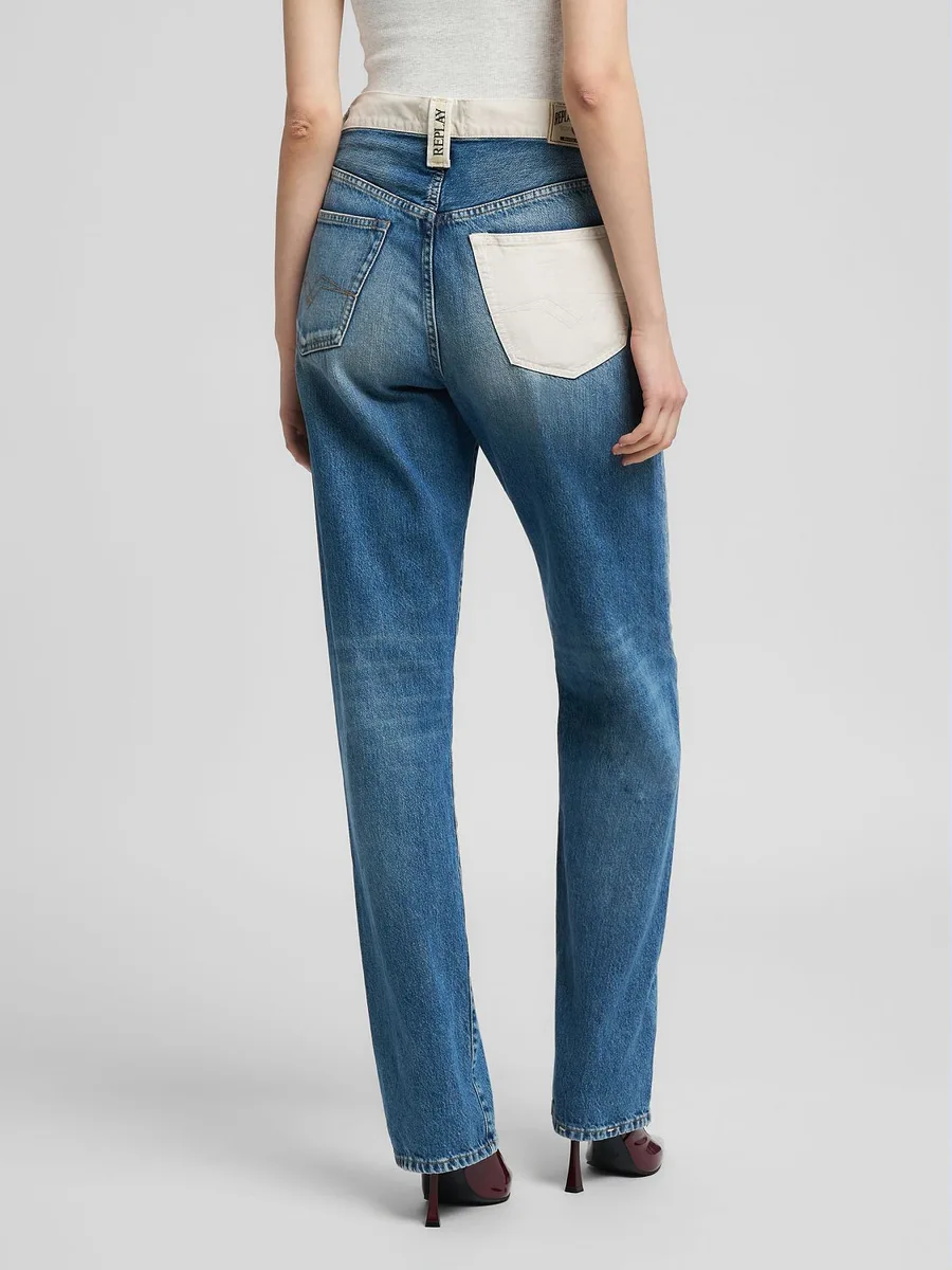 ג׳ינס סטרייט מותן גבוהה – תמונה 2